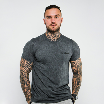 Tričko Basic Dark Grey - GymBeam - Velikost L