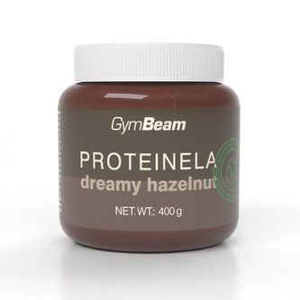 Proteinela - GymBeam - bílá čokoláda - 400 g