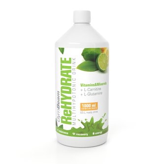 Iontový nápoj ReHydrate 1000 ml - GymBeam - mojito