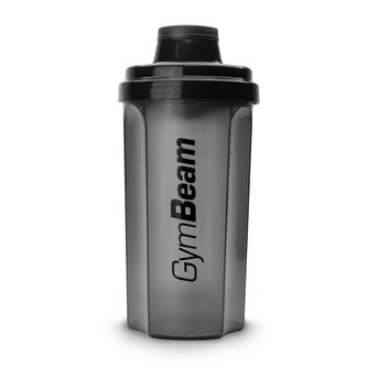 Šejkr černý Transparent Black 700 ml - GymBeam