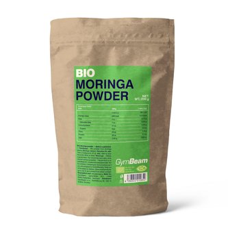 BIO Moringa prášek - GymBeam - 200 g