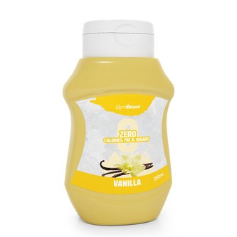 Bezkalorický sirup Vanilka 350 ml - GymBeam - vanilka