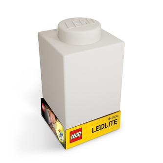 LEGO Classic Silikonová kostka noční světlo - bílá