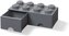 LEGO úložný box 8 s šuplíky Dark Grey