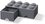 LEGO úložný box 8 s šuplíky Dark Grey