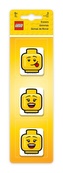 LEGO Iconic Guma LEGO hlavy - 3 ks