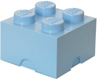 LEGO úložný box 4 Light Royal Blue