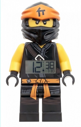 LEGO Ninjago Cole - hodiny s budíkem