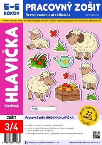 Šikovná hlavička - Pracovný zošit 5-6 rokov Šikovná hlavička - Pracovný zošit 5-6 rokov