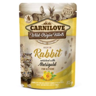 Kap.Carnilove Cat Pouch Rabbit with Marigold 85g