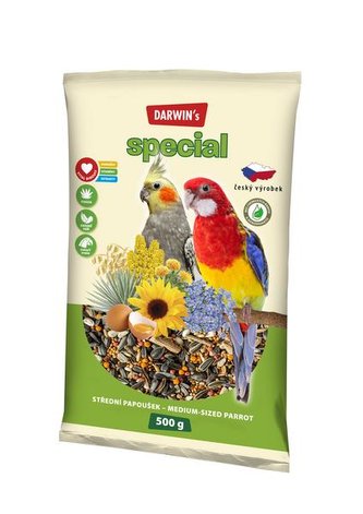 DARWINS SP. stredni papousek 500g