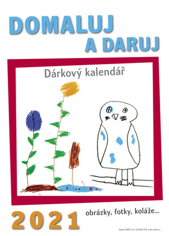 Domaluj a daruj 2021 - nástěnný kalendář
