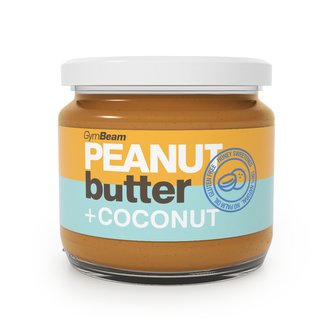 Arašídové máslo s kokosem - GymBeam - kokos - 340 g