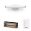 Hue Adore Bluetooth SVÍTIDLO NÁSTĚNNÉ LED 13W 1050lm 2200-6500K IP44, bílá