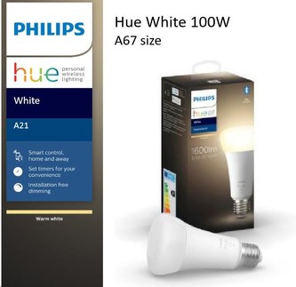 HUE Bluetooth žárovka LED E27 A67 15,5W 1600lm 2700K