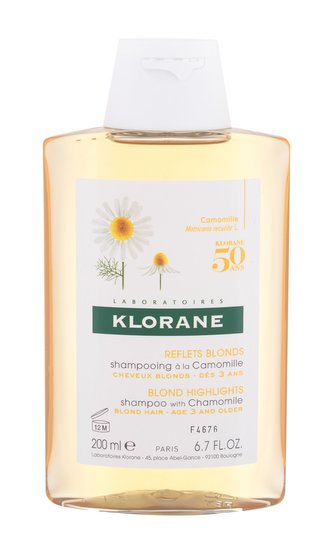 Klorane Chamomile Šampon Blond Highlights 200 ml pro ženy