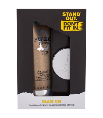 Tigi Bed Head Men šampon Bed Head for Men Clean Up 250 ml + vosk na vlasy Bed Head for Men Matte Separation 85 g