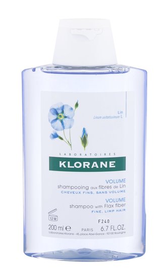 Klorane Flax Fiber Šampon Volume 200 ml pro ženy
