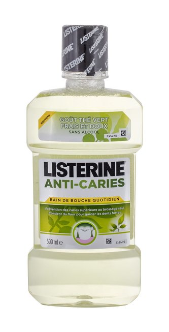 Listerine Mouthwash Ústní voda Green Tea 500 ml unisex