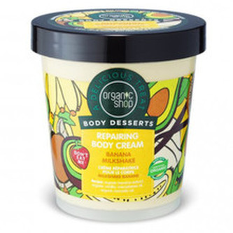 Organic Shop Obnovující tělový krém Body Desserts Banana Milkshake (Repairing Body Cream) 450 ml woman