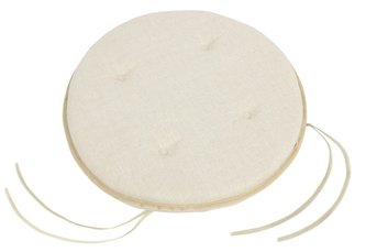 Sedák LADA kulatý hladký - smetanová Uni - průměr 40 cm, kulatý hladký