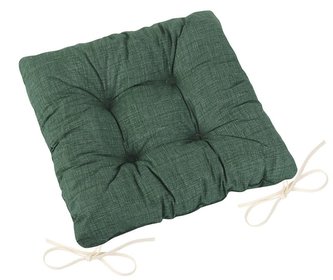 Sedák Adéla prošívaný - Uni tmavě zelená - 40x40 cm, prošívaný