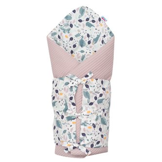 Klasická šněrovací zavinovačka New Baby Vafle fialová králíčci