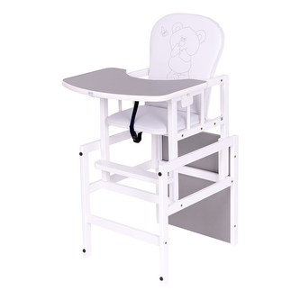 Borovicová židlička Drewex Antonín Medvídek a motýlek šedá