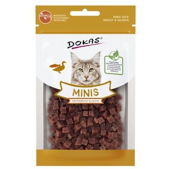 Dokas – Minis – Kostičky z kachních prsou a lososa se šantou 30 g