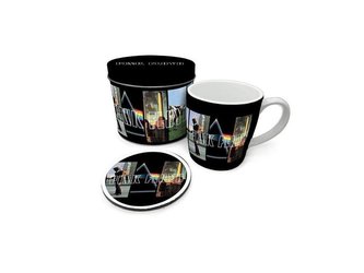 Dárkový set keramický hrnek a podtácek - Pink Floyd