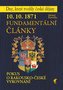10. 10. 1871 Fundamentální články