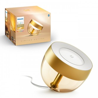 Hue Iris STOLNÍ LAMPA LED 8,1W 570lm 2000-6500K, 16mil. barev, zlatá - LIMITOVANÁ EDICE