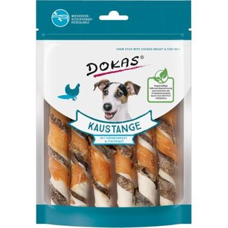 Dokas - Tyčinky z hovězí a rybí kůže, s kuřecím filetem 150 g