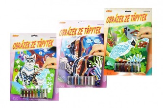 ArtLover Sada obrázek ze třpytek/mix 2 motivů