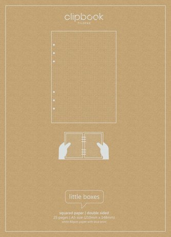 Filofax papír A5 čtverečkovaný