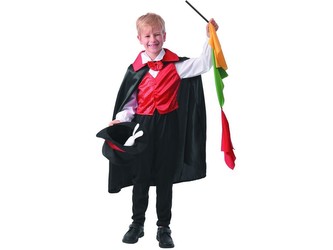 Šaty na karneval -  kouzelník, 120 - 130 cm