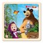 Máša a Medvěd - puzzle s myškou 20x20cm