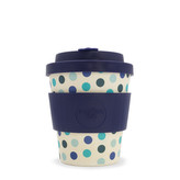 Ecoffee cup Blue Polka bambusový hrnek, 240 ml