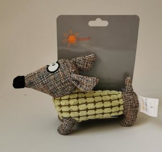 Hr.HUHU Animal.jezevcik zluty 20cm