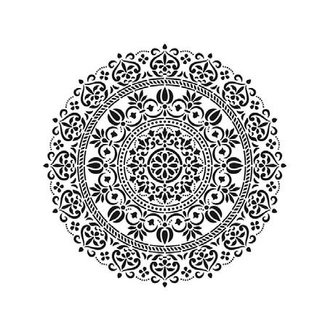 Šablona Cadence HomeDeco - mandala / 25x25 cm