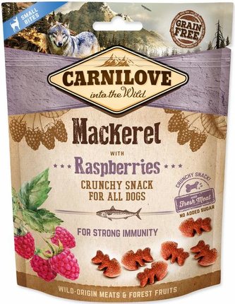 Carnilove Dog Crunchy Snack Mackerel, Raspber.and fresh meat 200g