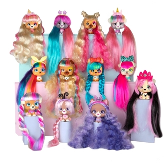 VIP Pets pejsek s doplňky, extra dlouhé vlasy VIP Pets pejsek s doplňky, extra dlouhé vlasy
