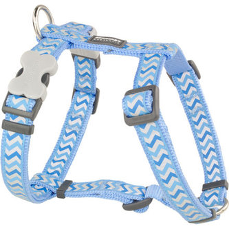 Postroj RD 12 mm x 30-44 cm - Ziggy Rfx- Stř.Modrá