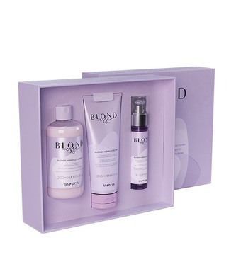 Inebrya BLONDesse dárková sada (šampon BLONDesse Blond Miracle 300ml + kondicionér BLONDesse Blond Miracle 250ml + sérum BLONDesse Blond Miracle 50ml)