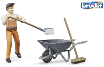 Bruder Set komunal s figurkou