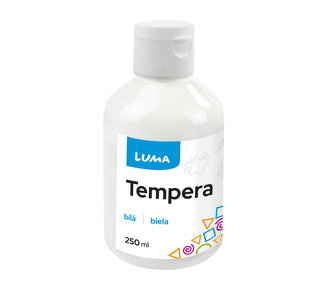 Barvy temperové LUMA 250ml bílá