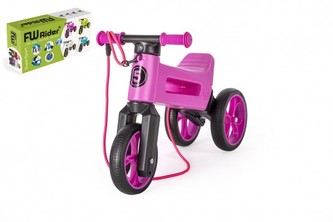 Odrážedlo FUNNY WHEELS Rider SuperSport fialové 2v1+popruh, výš. sedla 28/30cm nos 25kg 18m+ v krab. Odrážedlo FUNNY WHEELS Rider SuperSport fialové 2v1+popruh, výš. sedla 28/30cm nos 25kg 18m+ v krab.