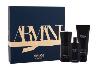 Giorgio Armani Armani Code Pour Homme toaletní voda 50 ml + sprchový gel 75 ml + toaletní voda 15 ml