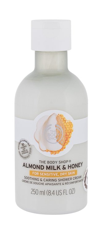 The Body Shop Almond Sprchový krém Milk & Honey 250 ml pro ženy