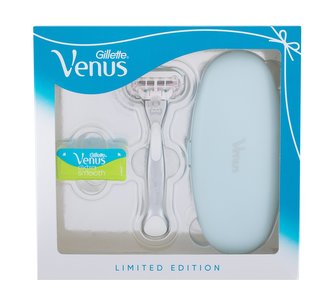 Gillette Venus holicí strojek s jednou hlavicí Venus Extra Smooth Platinum 1 ks + náhradní hlavice Venus Extra Smooth 1 ks + pouzdro